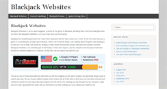 Desktop Screenshot of blackjackwebsites.org