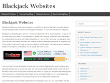 Tablet Screenshot of blackjackwebsites.org